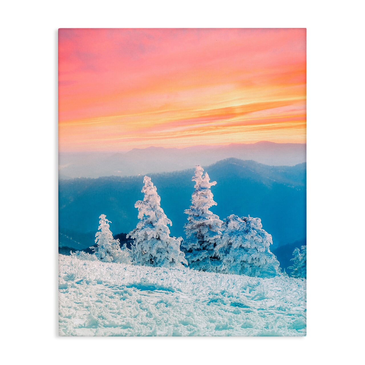 Stupell Industries Fire And Ice Sunset Canvas, design by Jared Kreiss